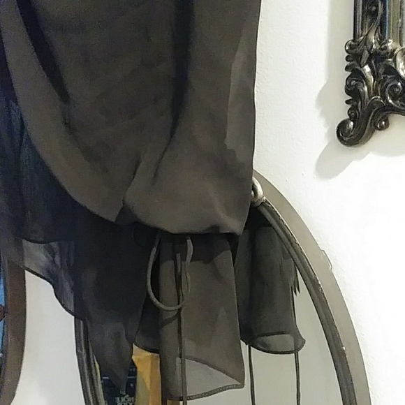 Helmut Lang Chiffon Sleeveless Blouse - Picture 2 of 2